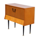 Commode années 50 bicolore frêne et zebrano