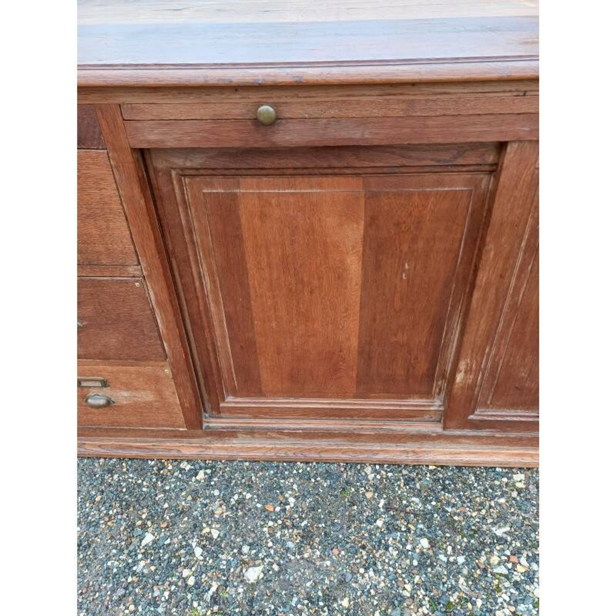 Draper's table furniture, oak, 1930s.