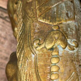 Chenets bronze griffins