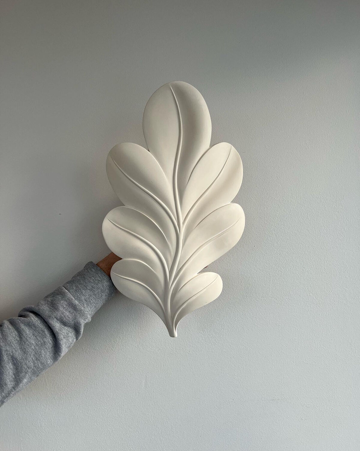 Plaster wall lamp
