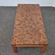Table basse en mosaïque de bois, Pays-Bas, années 1960