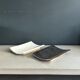 Pair of handmade ceramic sushi plates - Wabi-sabi