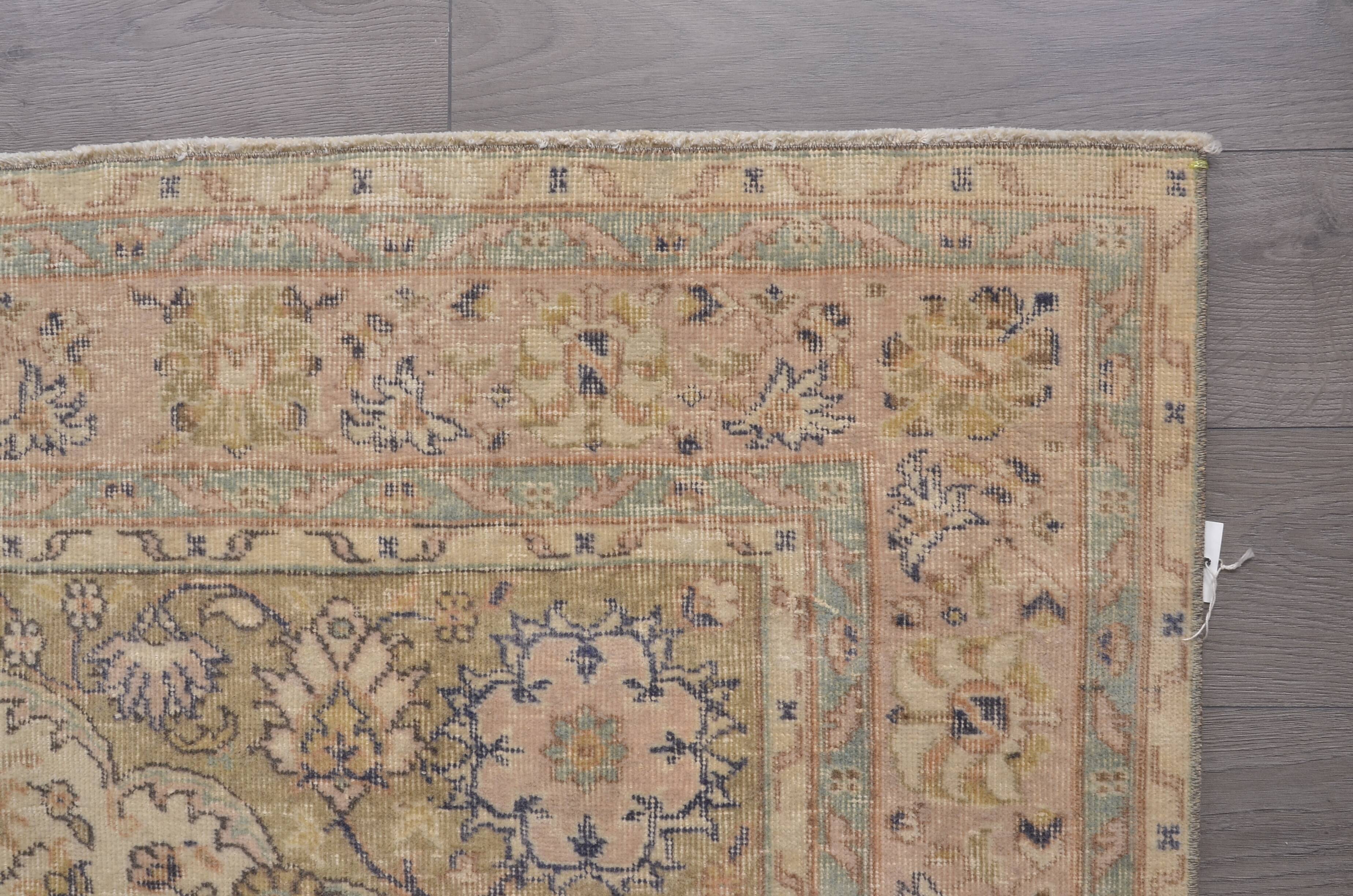 Vintage Turkish Oushak Wool Rug sku 2362