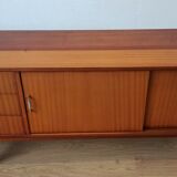 Modernist long sideboard of the 1970s.