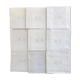 Set of 9 hand-embroidered linen towels
