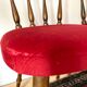 Paire de chaises en velours années 60-70