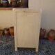 Art Deco chest of drawers in white painted wood with 4 drawers