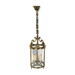 Lanterne 3 lumières en bronze