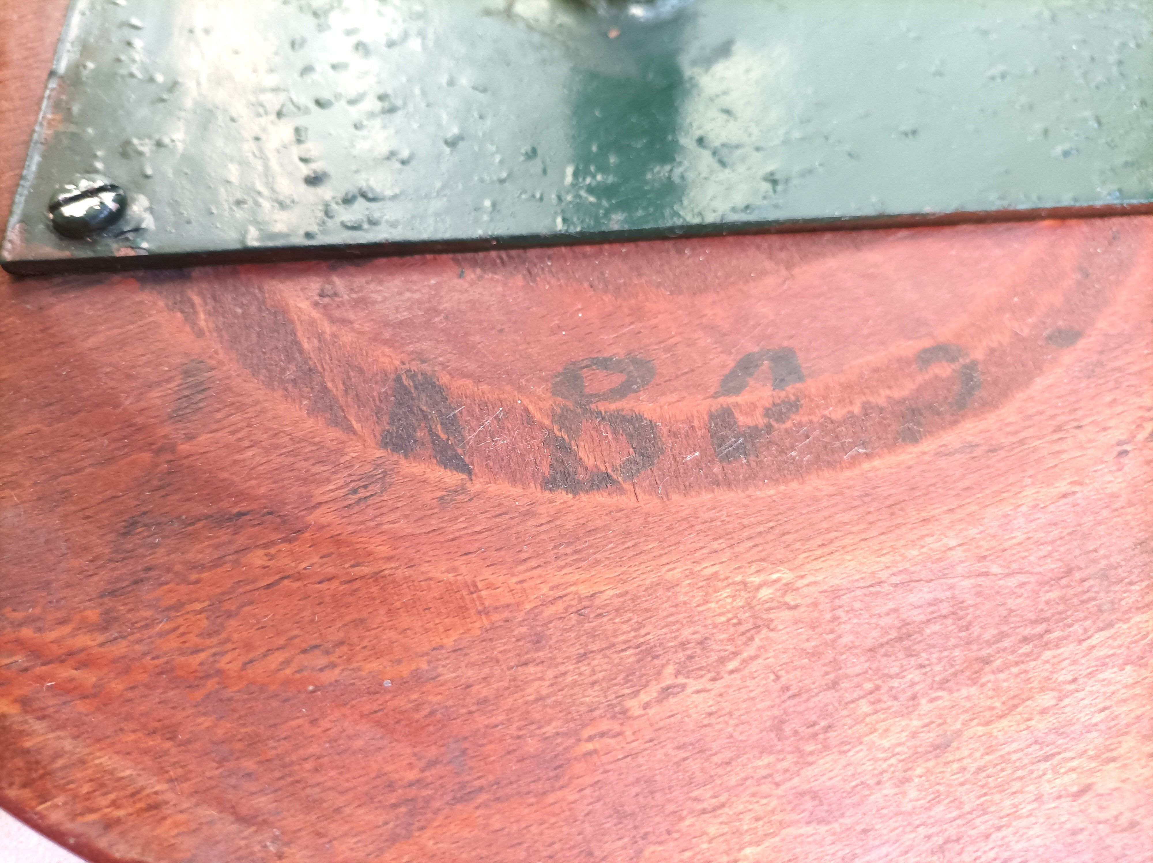 Antique industrial stool