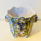 Earthenware cache pot from ROUEN, 19th century.