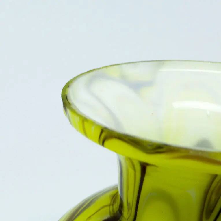 Art Deco vase, glass, Czechoslovakia, 1930s