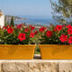 Pair of glazed ceramic planters SILMA Italy - 1970s