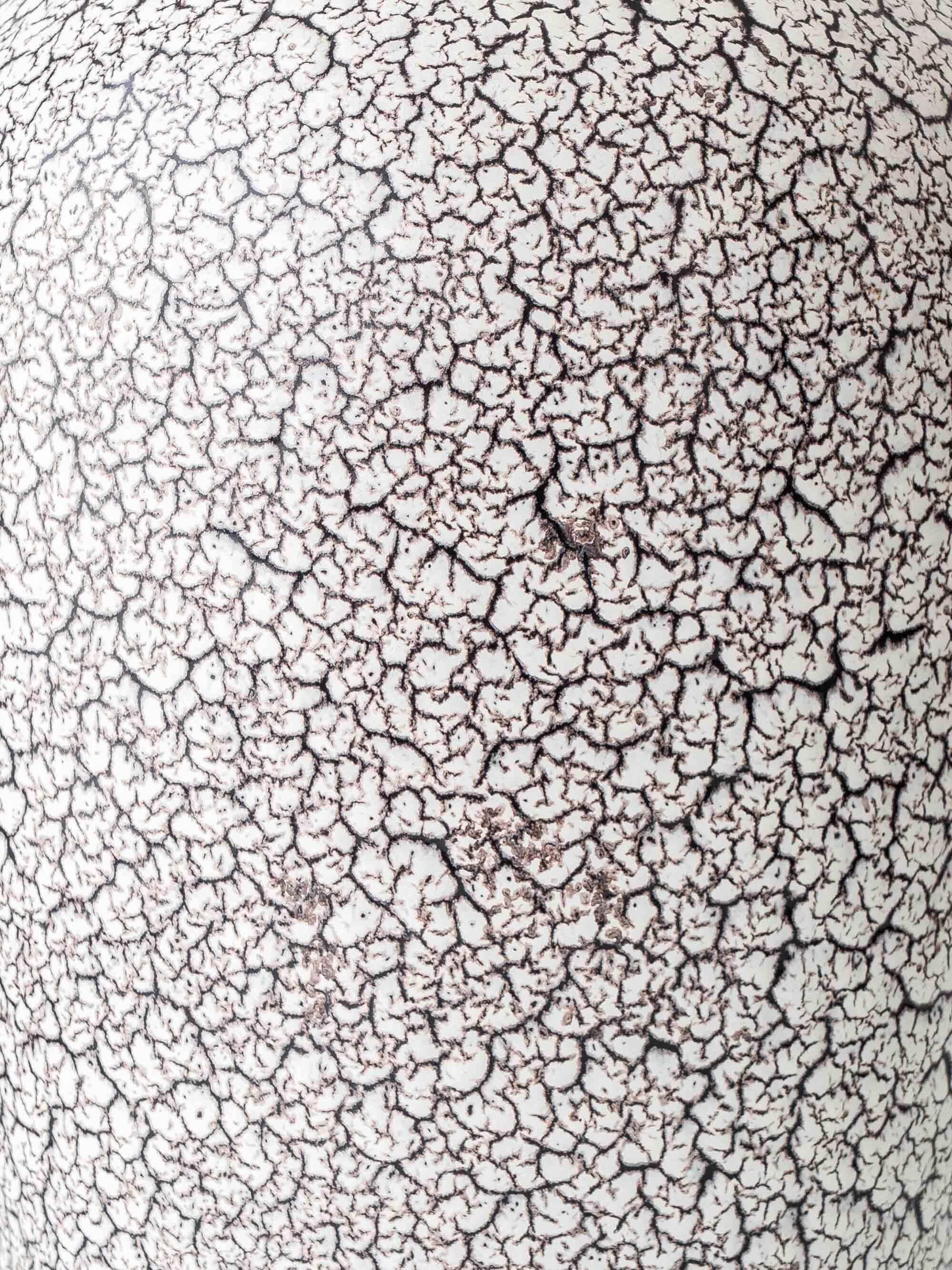 Jasba "Cortina" ceramic table lamp with crackled glaze, mid-century style, 1950s.