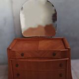 Austinsuite dressing table chest of drawers in Art Deco style oak 1960