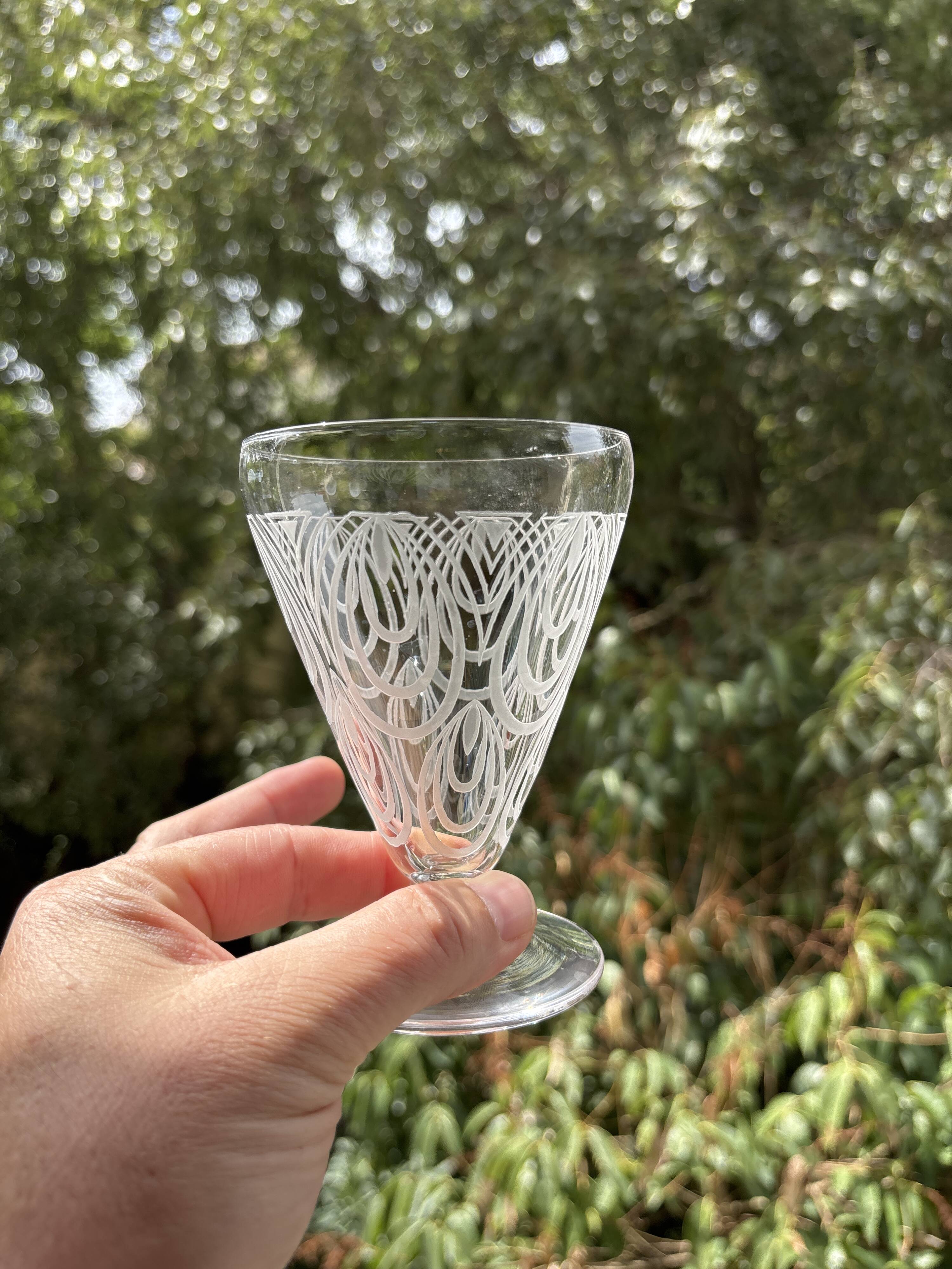 Verre cristal saint louis