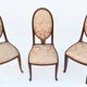 Suite de 3 chaises Art Nouveau