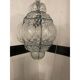 Italian Style Murano Glass Pendant in Transparent