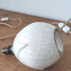 Art Deco cracked ceramic lamp