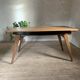 Table rectangulaire vintage en chêne