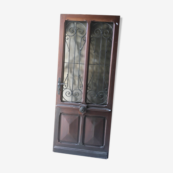 Oak glazed entrance door