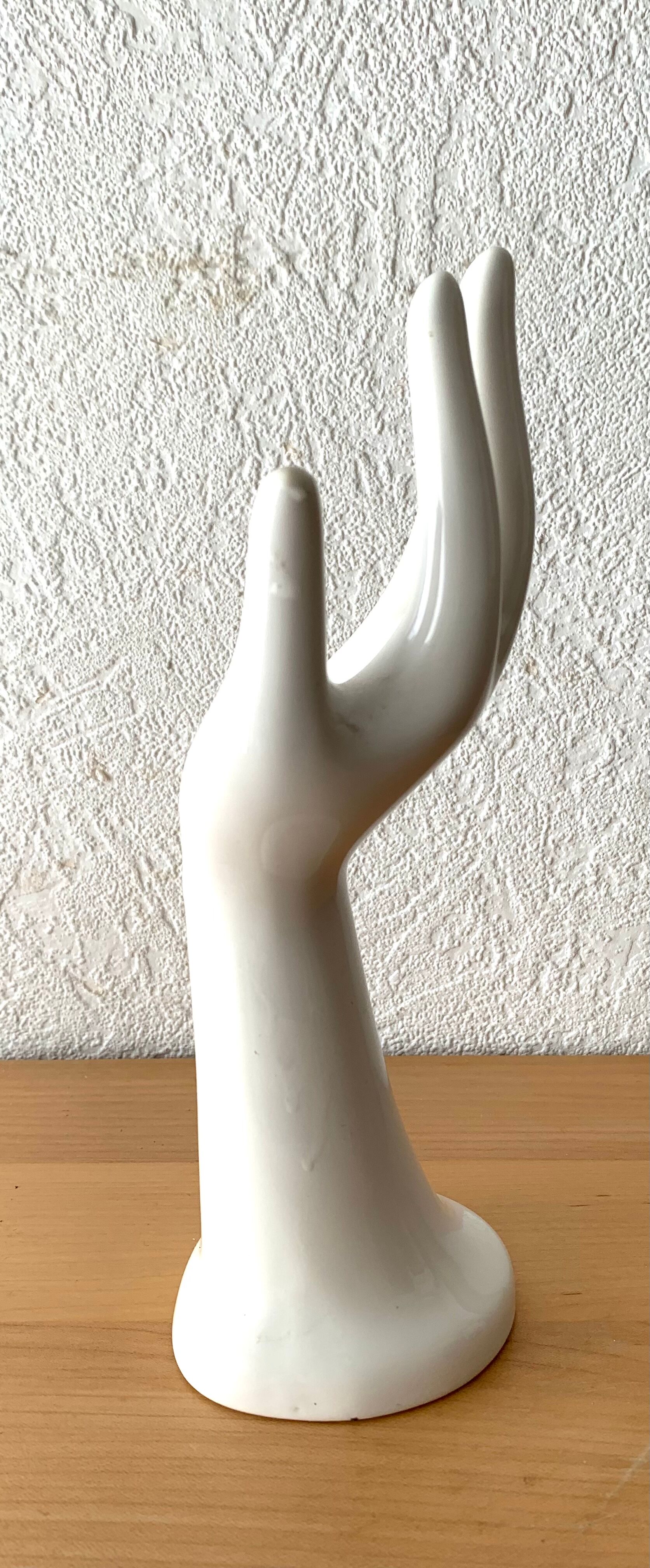White ceramic hand