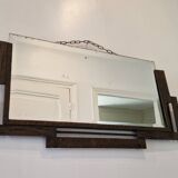 Antique beveled wrought iron mirror circa 1930