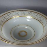 Centerpiece or opaline basin 19th century Greek decor, 33 cm. Very good condition. SBZ