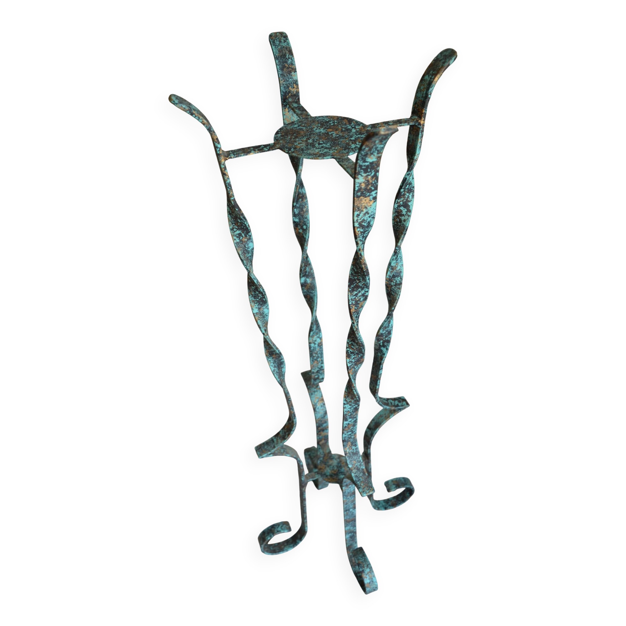 Handcrafted wrought iron chair