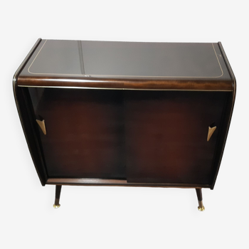 Vintage record player radio cabinet