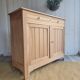 Renovated 2-door old wooden sideboard
