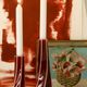 Set of 2 candlesticks design ceramic Spin Chinese porcelain of Jingdezhen