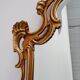 Large 20th century Baroque gilt wooden mirror in Louis XV style