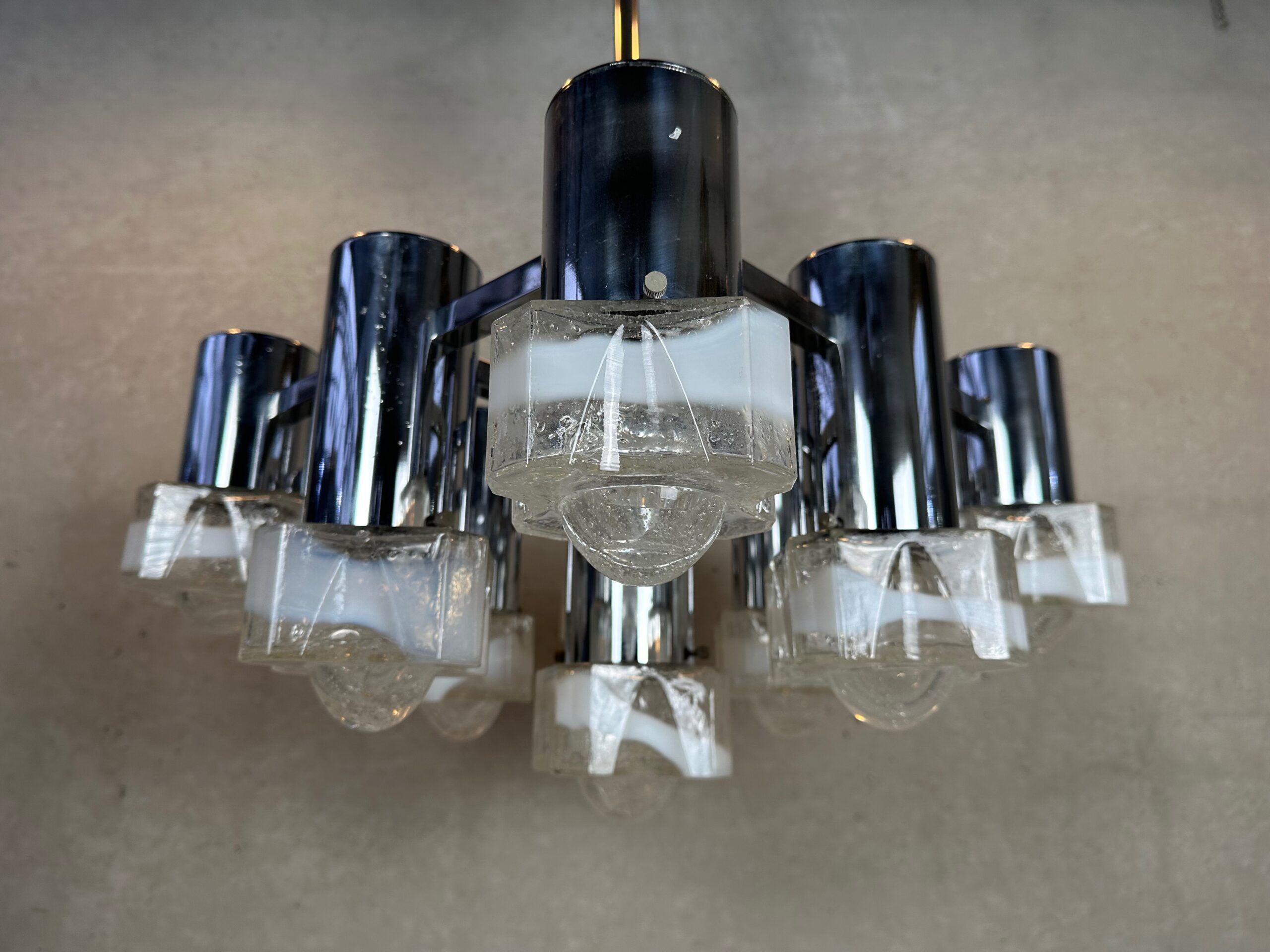 Chandelier vintage de design italien