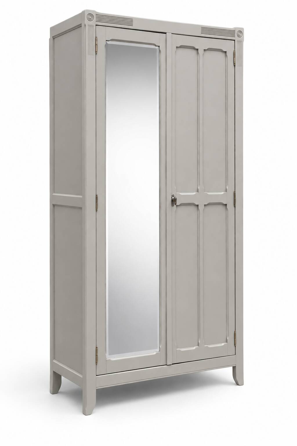 Armoire parisienne art déco rénovée miroir biseauté