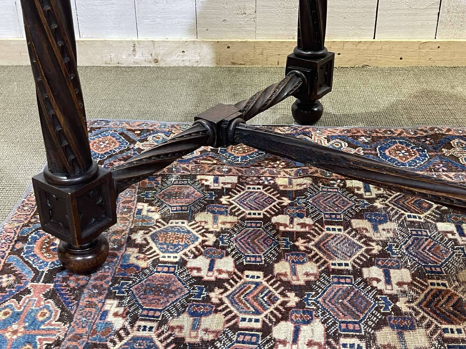 Late 19th century Gothic style oak desk