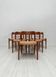 1950s set of 6 vintage Danish teak dining chairs No. 75 by Niels O. Møller
