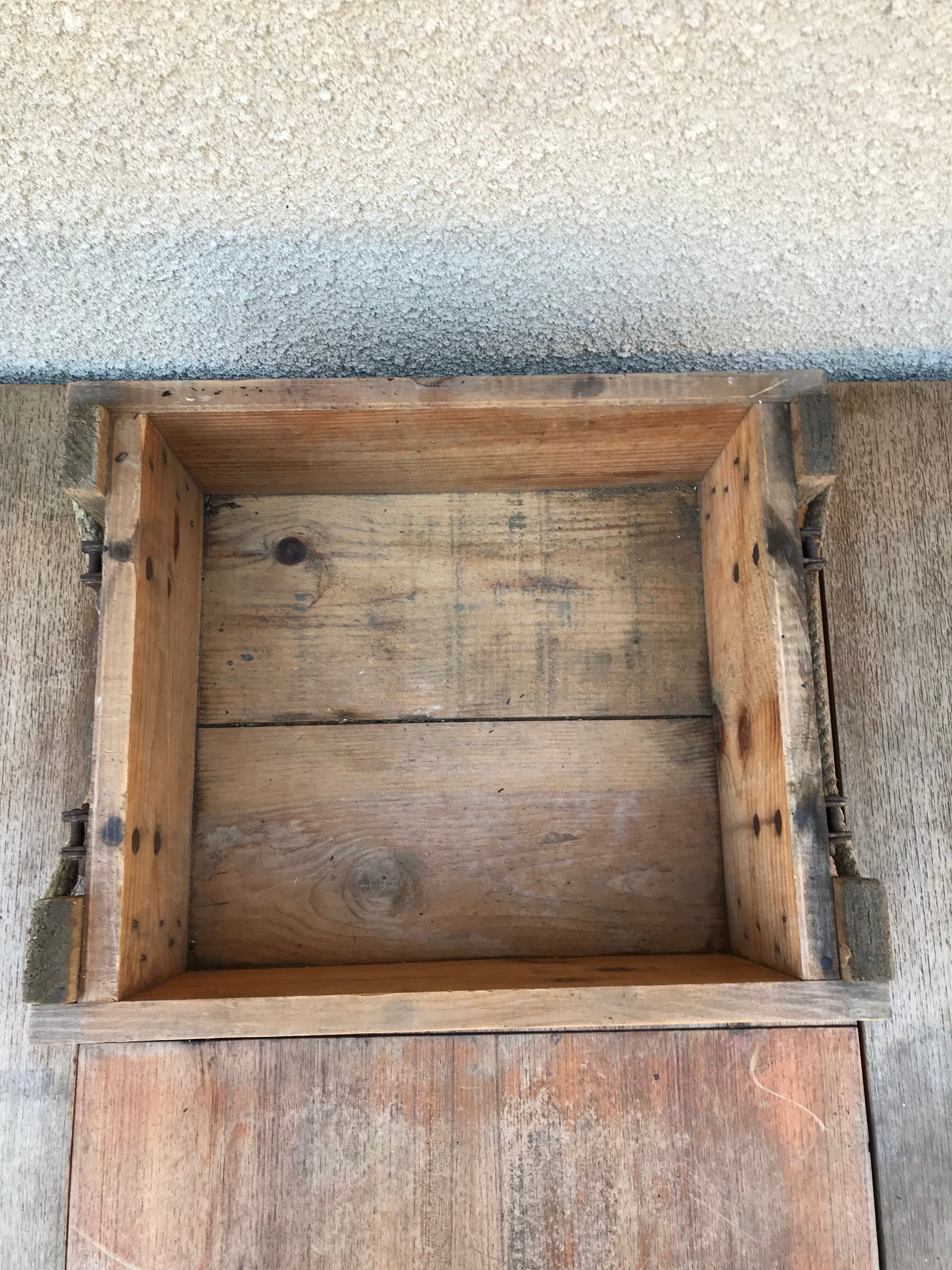 Former wood munition case