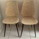 Lot de deux chaises années 60/70