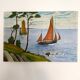 Oil on canvas, Marine signed Raymond JAFFRÉ (1918-2003)