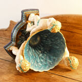 Majolica cherub cut