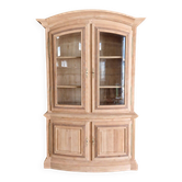 Large antique sideboard in solid cherry wood – Fully sandblasted.
