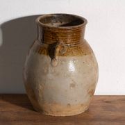 Ancient Chinese glazed stoneware vase – China, circa 1900