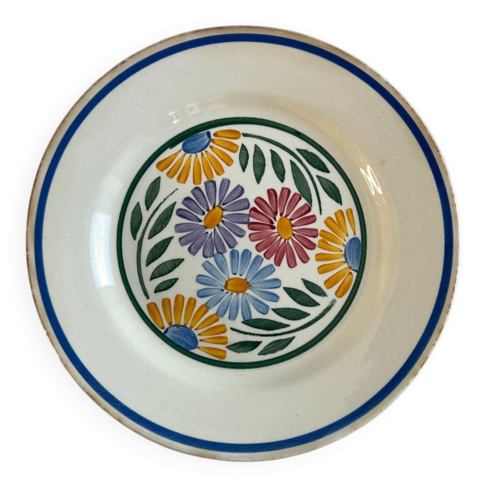 Josetti model plate with floral motif