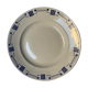 Plat rond bleu Luneville vintage