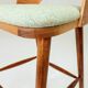 Brasil Apple Green Granola Palisander Bar Stool