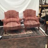 Pair of shepherd armchairs