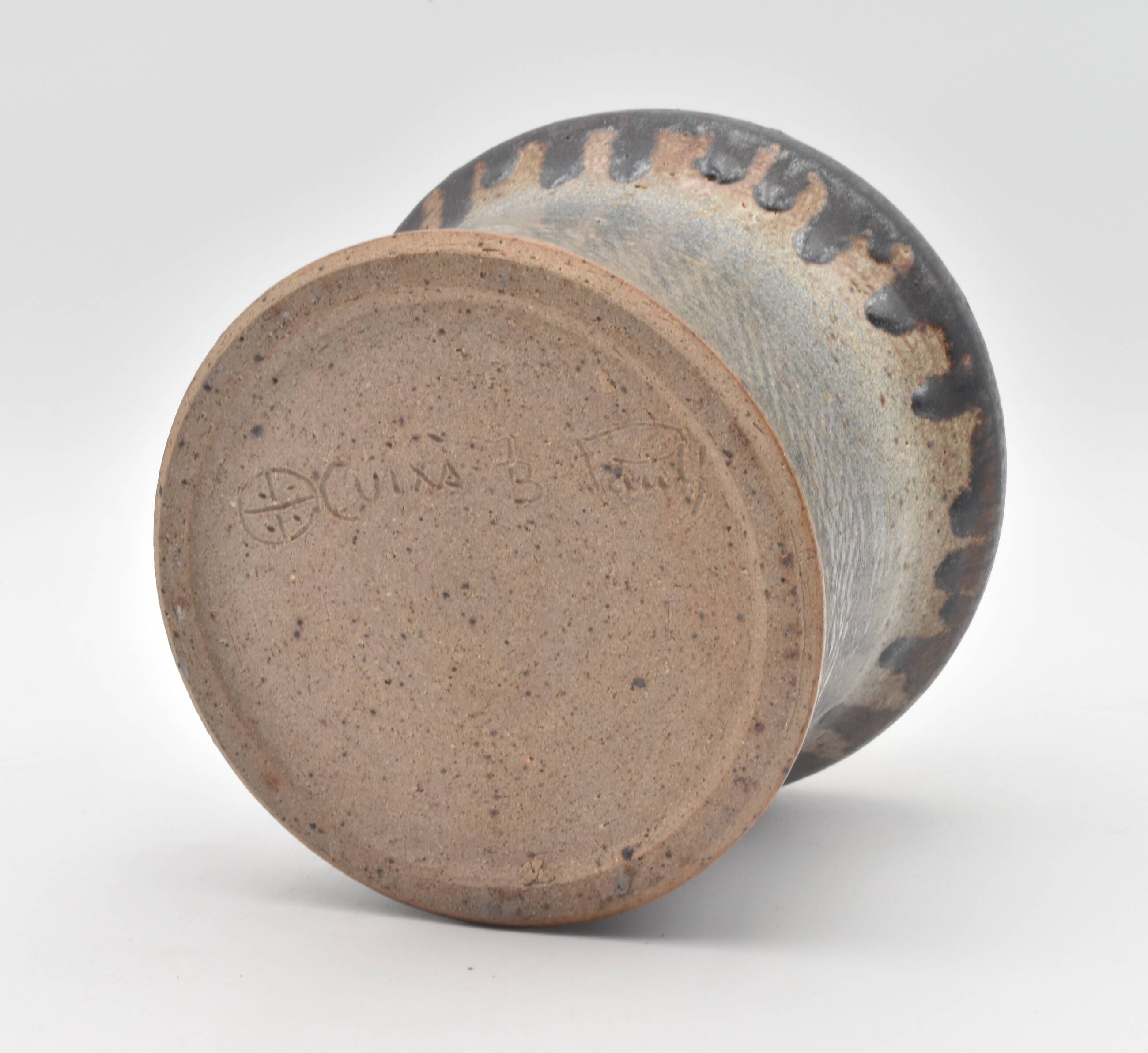 Vase en Grès Lluis Perez Calvo vintage