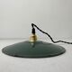 Old industrial blue grey enamelled suspension