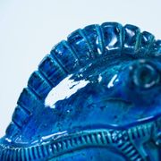 Rimini Blu horse sculpture by Aldo Londi for Bitossi, Italy, 1970s