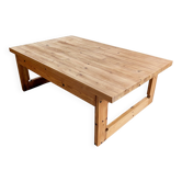 Scandinavian Pinewood Coffee Table 1970s